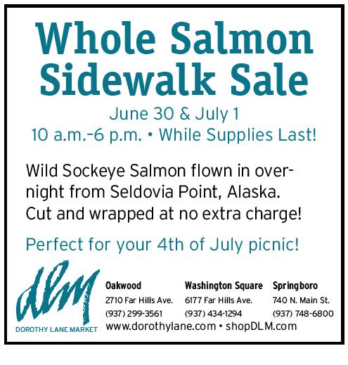 Whole Salmon Sidewalk Sale June 30 2012 and July 1 2012 Centerville Ohio